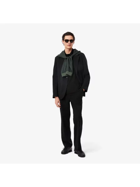 Классическое поло Lacoste черное