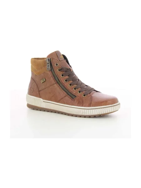 Sneakersy Remonte brązowe