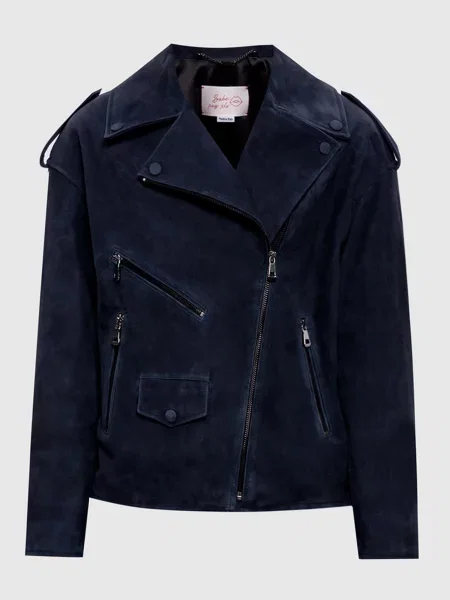 Замшева косуха Babe Pay Pls синя