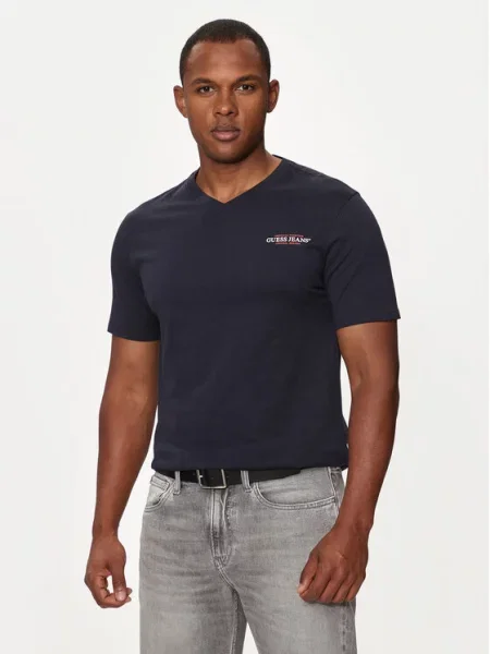 Guess Jeans T-Shirt Granatowy