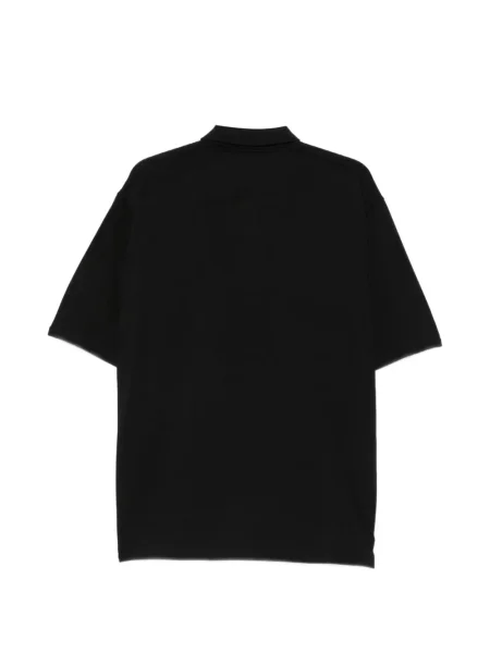 Tricou polo Dsquared2 cu autograf negru