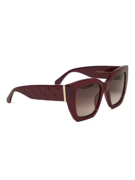 Ochelari de soare Twinset cu imprimeu geometric roșu
