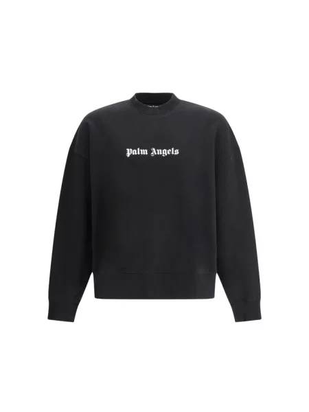 Palm Angels bluza Classic Logo z nadrukiem czarny