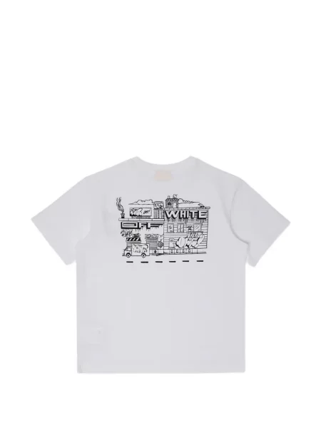 Koszulka dziecięca Off-white biała