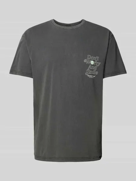 T-shirt z nadrukiem ze sloganem Tommy Jeans czarna