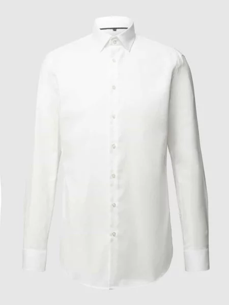 Koszula biznesowa o kroju slim fit z dodatkiem streczu Jake*s biała