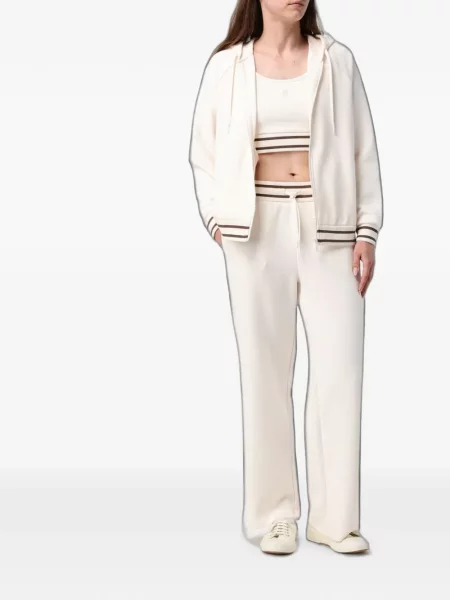 Τρέξιμο παντελόνι Emporio Armani με κορδόνι λευκό