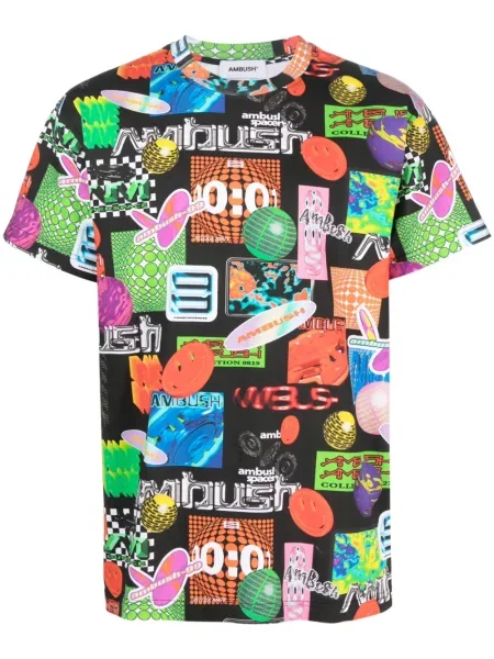 Tricou Ambush cu imagine negru