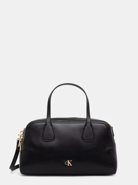 Geantă Calvin Klein Ck Medium Bowling Bag negru