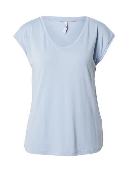 Hailys Tricou albastru deschis alb