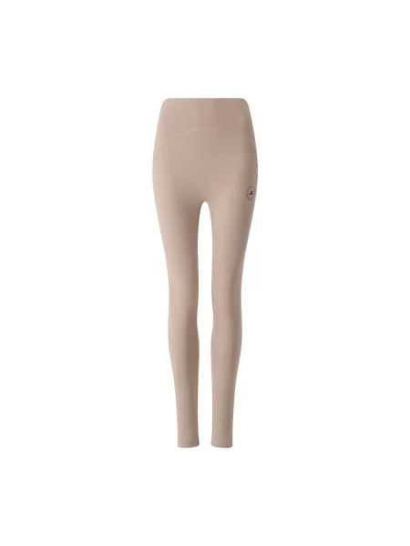 Legginsy Adidas By Stella Mccartney brązowe