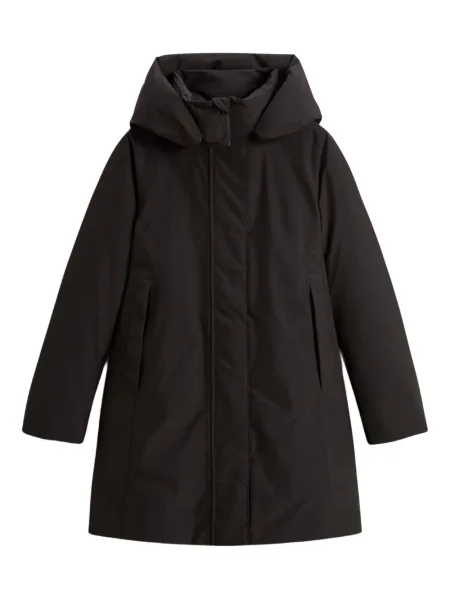 Geacă parka Woolrich cu glugă negru