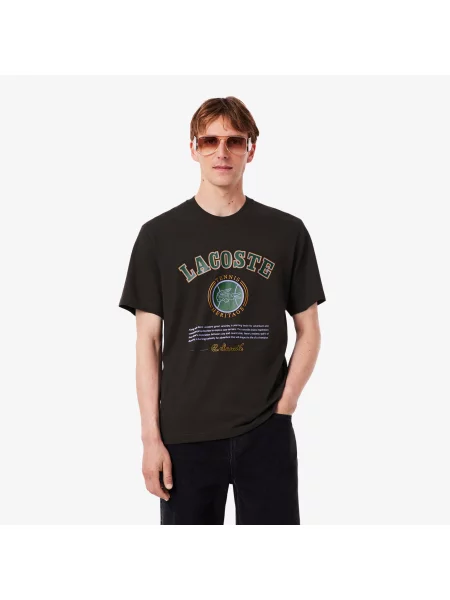 Футболка Lacoste коричневая
