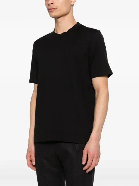 Tricou Fedeli cu decolteu rotund negru