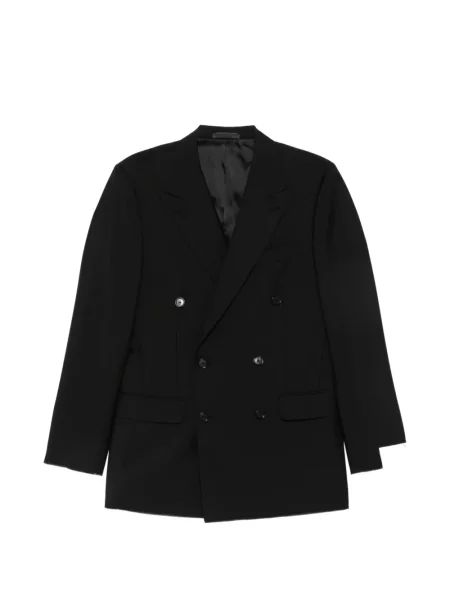Costum Caruso cu două rânduri de nasturi negru