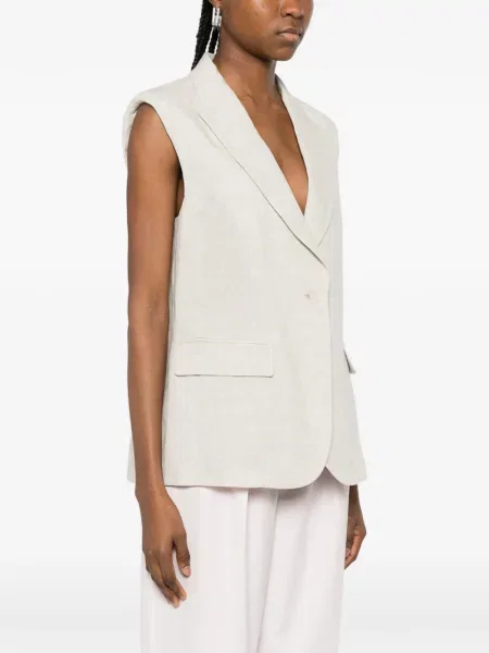 Vestă Twinset cu un singur rând de nasturi