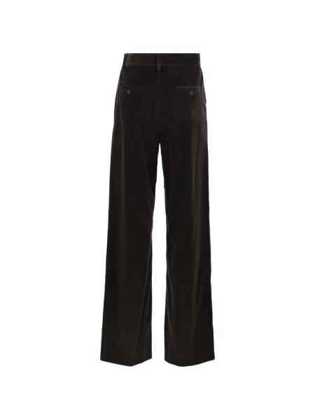 Pantaloni Weekend Max Mara de catifea cord maro