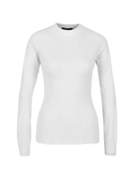 Дълго пуловер Moncler Grenoble бяло