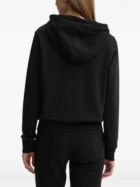Hanorac cu glugă Guess cu broderie negru