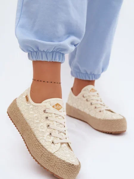 Pantofi Lee Cooper cu platformă maro