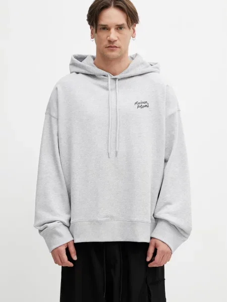 Maison Kitsuné Handwriting hanorac cu glugă de bărbați din
