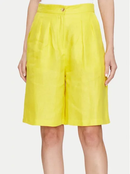 ViCOLO Шорти з тканини жовтий