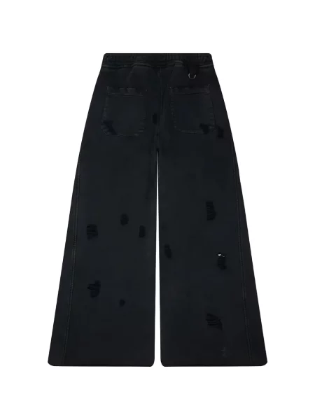 Pantaloni Astrum cu imagine alergare negru