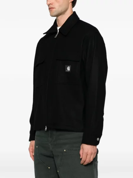 Geacă Carhartt Wip cu autograf negru