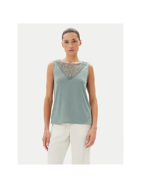 JDY Топ Dodo Regular Fit зелений