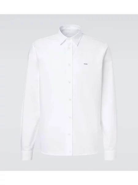 Srajca Prada poplin bela