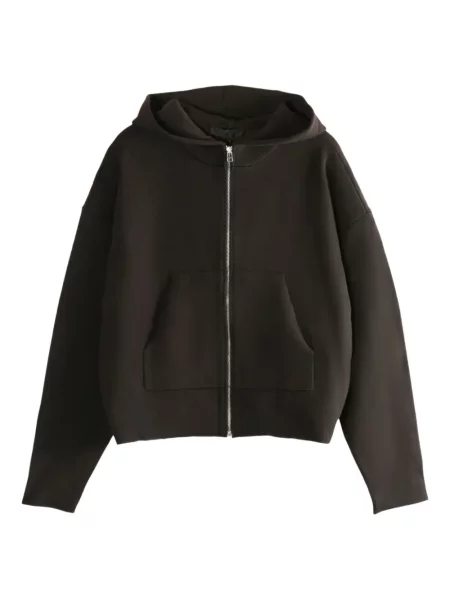 Hanorac cu glugă Omar Afridi de lână maro