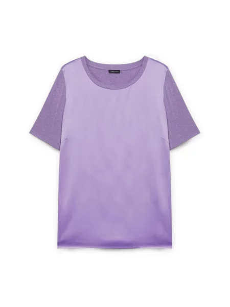 Koszulka Fiorella Rubino z dżerseju fioletowa