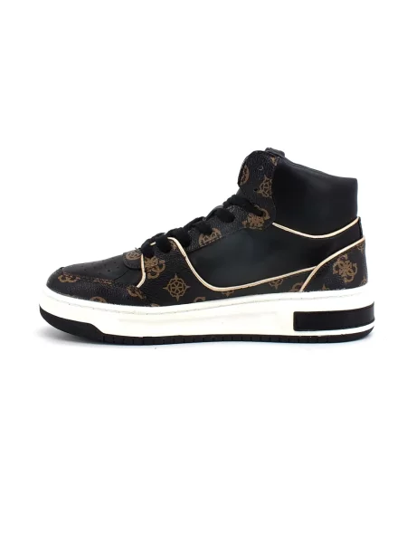 Sneakersy Guess skórzane czarne