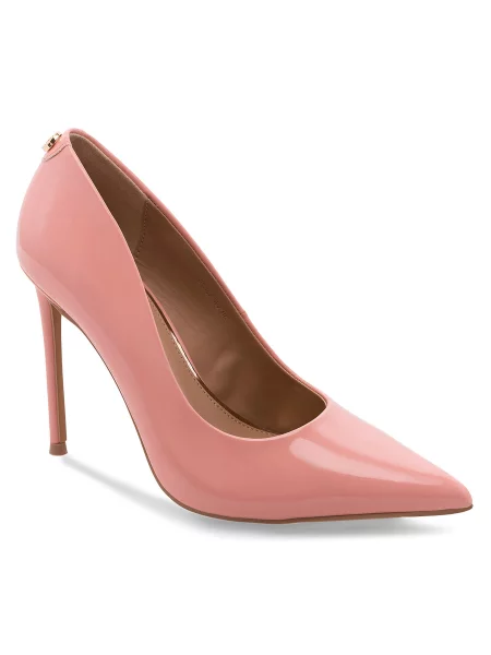 Полуботинки Nine West на шпильке розовые