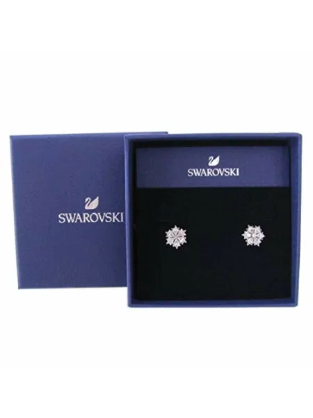 Kolczyki Swarovski białe