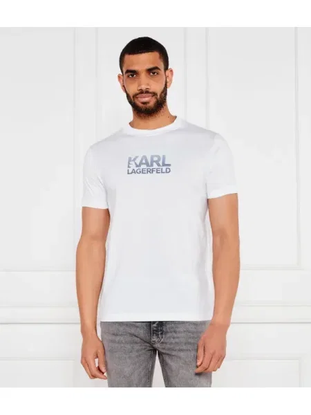 Karl Lagerfeld Tricou | Regular Fit alb