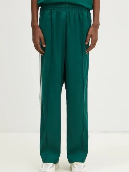 Спортивні штани adidas Originals Premium Baggy Track Pant з аплікацією зелений