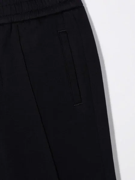 Spodnie dziecięce Emporio Armani niebieskie