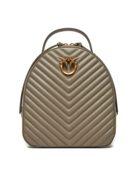 Pinko Rucsac Love Click Classic Backpack PE 24 PLTT Kaki gri