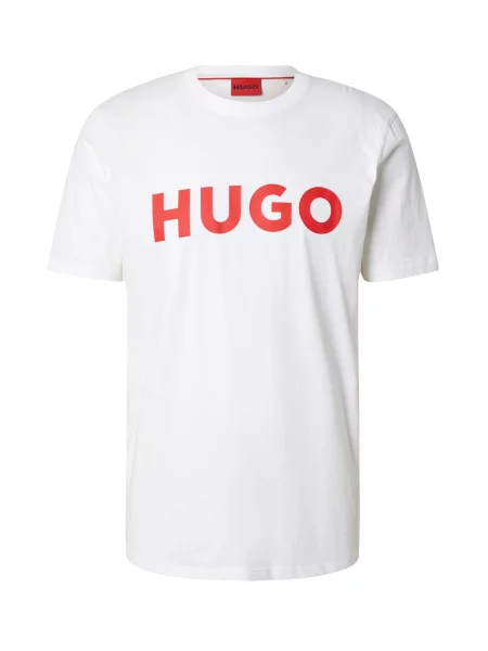 HUGO Tricou Dulivio alb