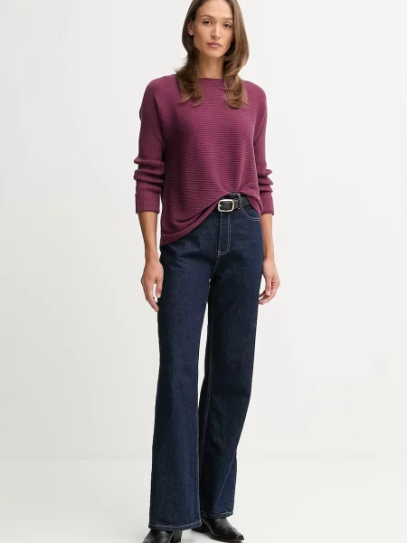 Светр із додаванням вовни United Colors of Benetton фіолетовий