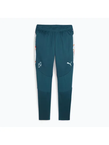 Мъжки футболни панталони PUMA Neymar JR Creativity Training ocean tropic/hot heat синьо