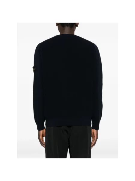 Sweter Stone Island z kamieniami niebieski