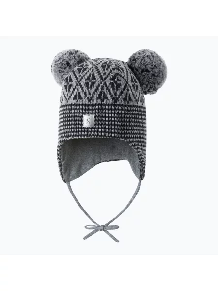 Gyerek téli sapka Reima Kuuru melange grey. Méret: 50 cm szürke