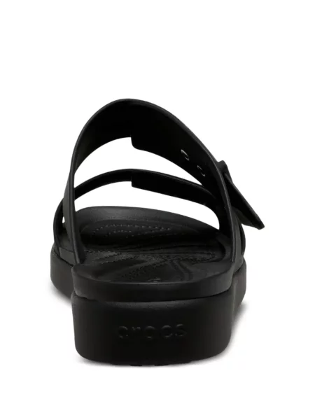 Sandale Crocs cu cataramă cu bretele negru