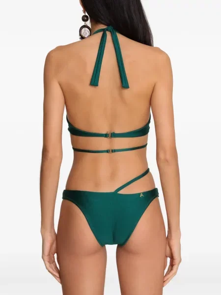 Bikini Amir Slama cu gât halter verde