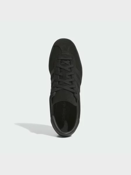 Кожаные кеды Adidas черные