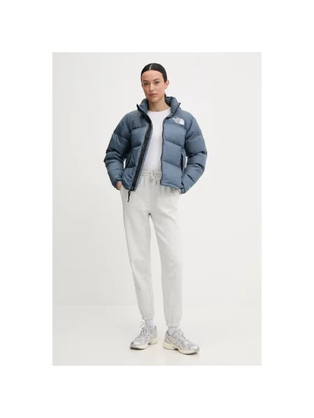 Kurtka The North Face retro niebieska