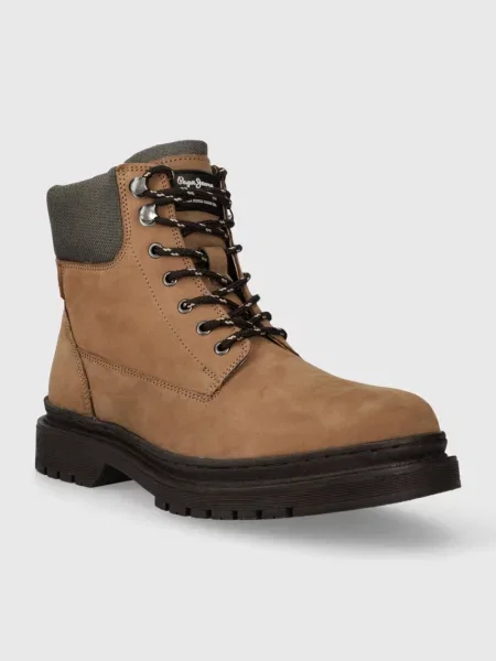 Piščančki iz semiša Pepe Jeans HARRY BOOT rjava