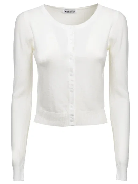 Influencer Kardigan bílá